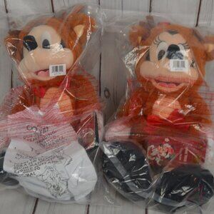 Disney 2025 Christmas Mickey Minnie Mouse 15-Inch Plush [Reindeer] NEW SEALED